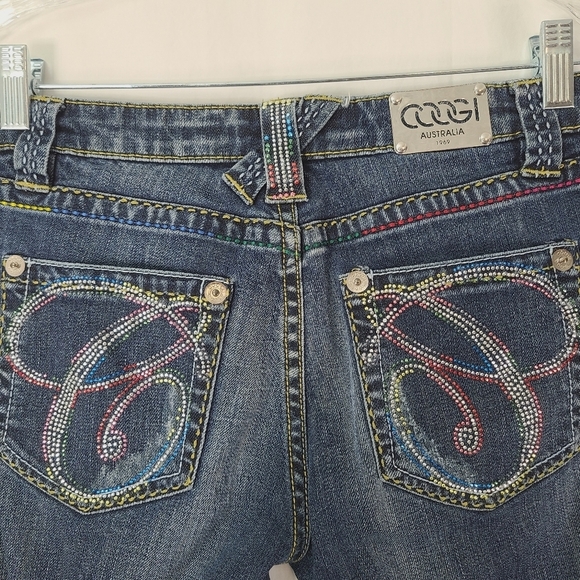 Coogie Straight Leg Blue Jeans Size 7/8 - Picture 7 of 14
